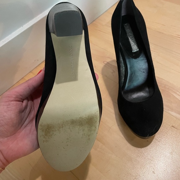 Banana Republic black suede heels - Picture 3 of 3